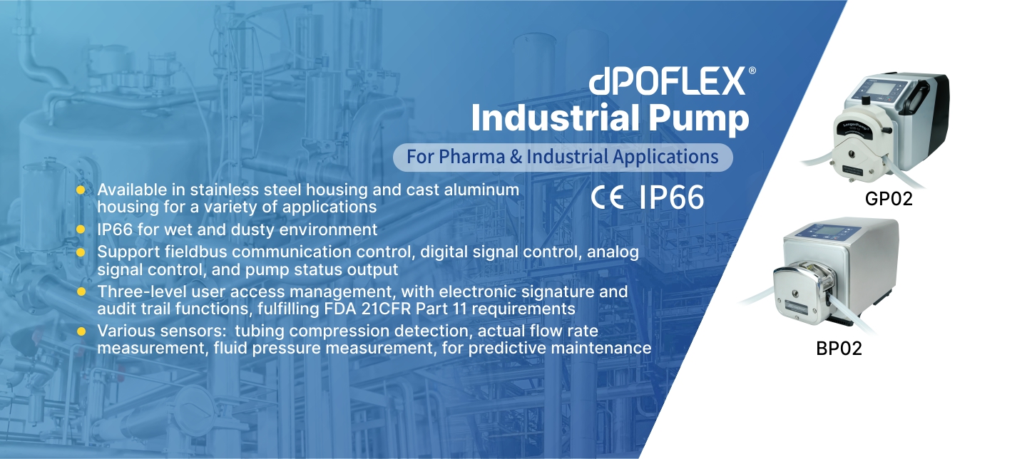 dPOFLEX Industrial Peristaltic Pump New Product